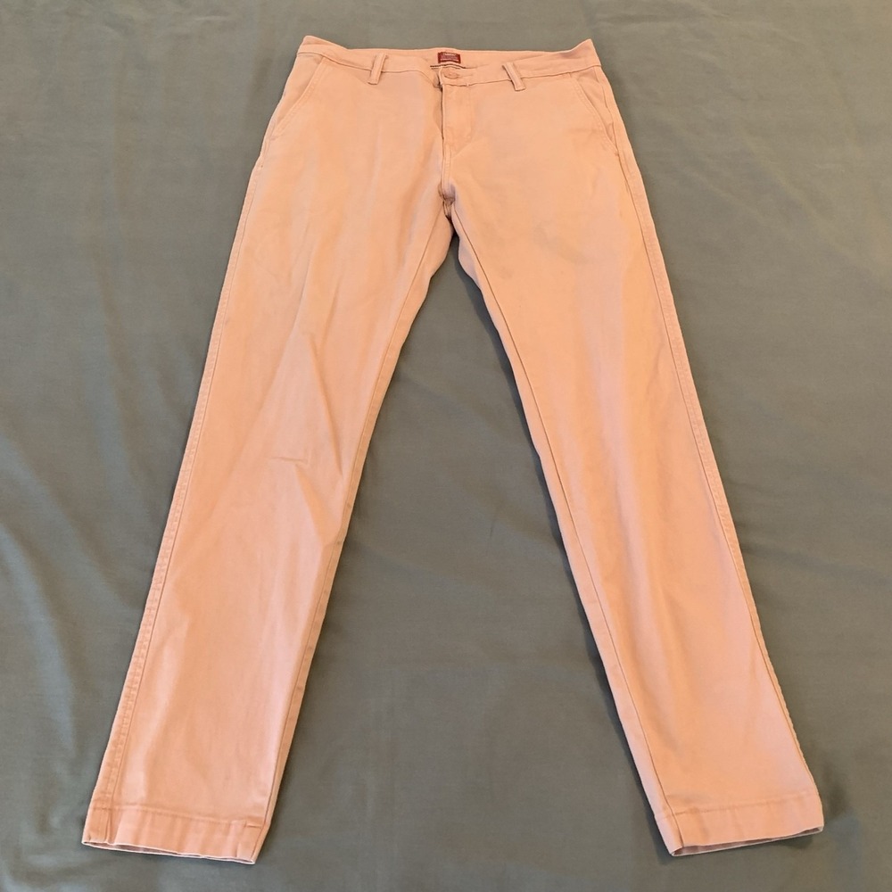 Levi's Pants Mens 30x32 Pink XX Chino Standard Taper Tapered Leg Stretch Casual
